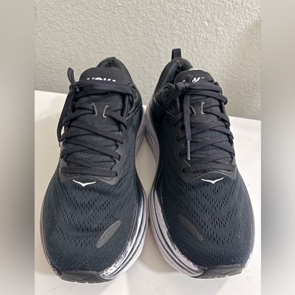 Hoka Women's Black and White Running Shoes - Picture 3 of 10